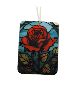 Stained Glass Rose 492