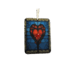Stained Glass Heart 523