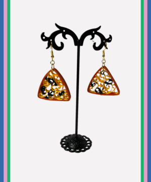 Quilled Yield Orange and Black