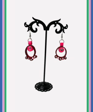 Quilled Red and Pink Circles