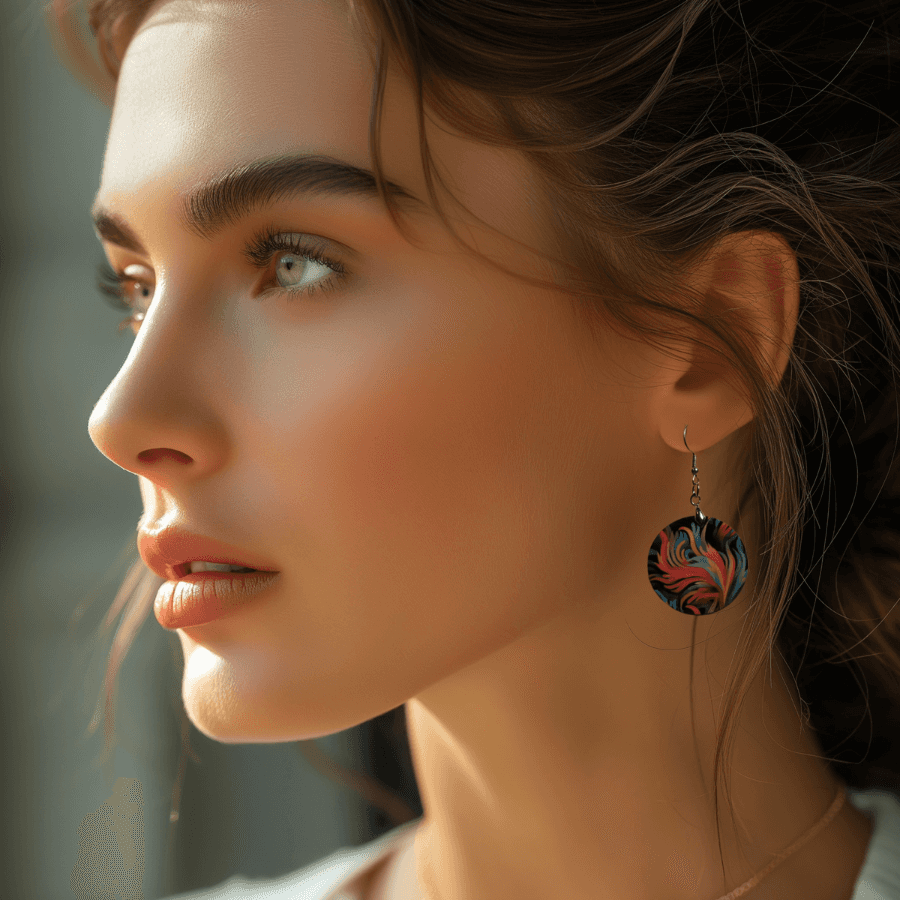 Feathered Large Round